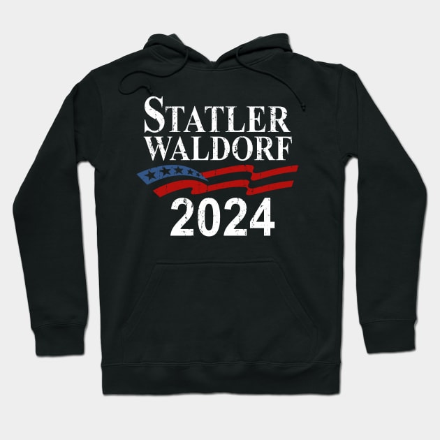 Statler and Waldorf For President Hoodie by rajem